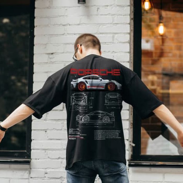 punkin Мъжка Тениска Porsche GT3